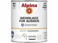 Alpina Weißlack für Außen 750 ml glänzend
