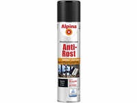 Alpina Sprühmetallschutz-Lack Anti Rost 400 ml schwarz glänzend