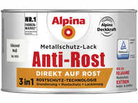 Alpina Metallschutz-Lack Anti-Rost 300 ml weiß glänzend