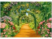 papermoon Vlies- Fototapete Digitaldruck 350 x 260 cm Flower Alley