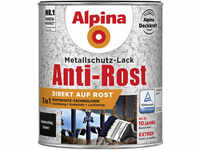 Alpina Metallschutz-Lack Hammerschlag 750 ml schwarz