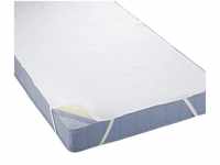 Biberna Molton Sleep & Protect Matratzenauflage, weiß, 100 x 200 cm