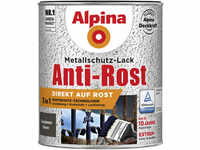 Alpina Metallschutz-Lack Eisenglimmer 750 ml schwarz
