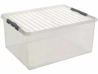 Sunware Aufbewahrungsbox Q-Line 120L transparent 80 x 50 x 38 cm