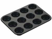 Zenker Muffinform BlackMetallic für 12 Stück 35 x 26,5 cm