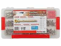 Fischer Power-Fast Box - Sortimentsbox 245 teilig