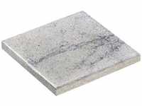 Diephaus Terrassenplatte Terreno 40 x 40 x 4 cm weiß-schwarz