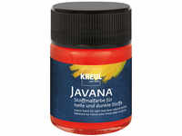 Kreul Javana Stoffmalfarbe für helle und dunkle Stoffe rot 50 ml
