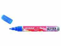 Kreul Javana texi mäx Glitter Stoffmalfarbe für helle & dunkle Stoffe blau