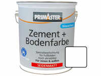 Primaster Zementfarbe und Bodenfarbe 750 ml weiß seidenmatt