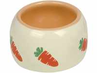 Nobby Keramik Futtertrog CARROT beige orange Ø 14,5 500 ml Größe L