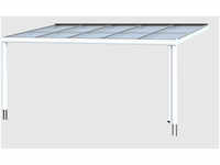 SKAN HOLZ Terrassenüberdachung Modena 541 x 257 cm Aluminium Weiß
