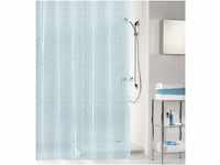 Kleine Wolke Duschvorhang Soapy wasserblau, 180 x 200 cm