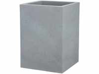 Scheurich Pflanzgefäß C-Cube 38 x 38 x 54 cm granit grau