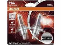 Osram Halogenlampe H4 Raystar Advanced +150% 12V 60/55W