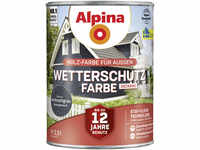Alpina Wetterschutzfarbe 2,5 L anthrazitgrau