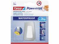 tesa Powerstrips Haken Large Waterproof weiß