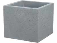 Scheurich Pflanzgefäß C-Cube Serie 240 granit grau 40 cm