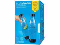 Sodastream spülmaschinengeeignete Kunststoffflasche FUSE 1L 2er-Set schwarz