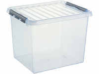 Sunware Aufbewahrungsbox Q-Line 52L transparent 50 x 40 x 38 cm