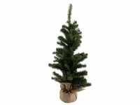 Mini Weihnachtsbaum im Jutesack 90 cm