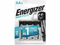 Energizer Alkaline Max Plus Mignon AA 1,5 V, 4er Pack