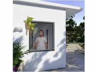 Windhager Pollenschutz-Magnetfenster 100 x 120 cm grau/weiß kürzbar