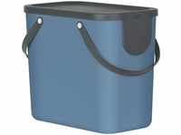 Rotho 1024906161, Rotho Mülltrennungssystem Albula 25 L horizon blue