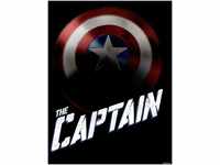 Komar Wandbild Avengers The Captain 30 x 40 cm