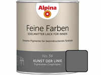Alpina Feine Farben Lack No. 34 Kunst der Linie graphitgrau edelmatt 750 ml