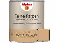 Alpina Feine Farben Lack No. 43 Baukunst der Sonne lehmorange edelmatt 750 ml