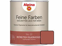Alpina Feine Farben Lack No. 22 Befreiter Feuervogel glutrot edelmatt 750 ml
