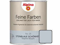 Alpina Feine Farben Lack No. 16 Steinblaue Schönheit blaugrau edelmatt 750 ml