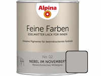 Alpina Feine Farben Lack No. 02 Nebel im November mittelgrau edelmatt 750 ml
