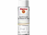 Alpina Sprühlack für Möbel & Türen 400 ml weiß seidenmatt