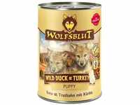 Wolfsblut Wild Duck & Turkey Ente & Truthahn mit Kürbis Hundefutter 395 g