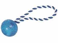 Nobby TPR Ball mit Seil blau 26 cm
