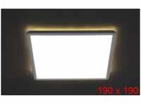 Briloner 7153-416, Briloner LED Panel Slim 19 cm, weiß, ultraflach