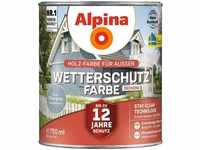 Alpina 951192, Alpina Wetterschutzfarbe deckend 0,75 L silbergrau