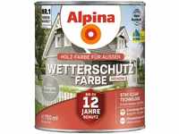 Alpina 951186, Alpina Wetterschutzfarbe deckend 0,75 L steingrau