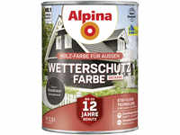 Alpina Wetterschutzfarbe 2,5 L graubraun