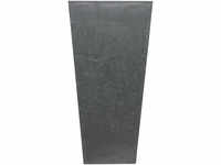 Artstone Vase Ella 35 x 35 x 70 cm schwarz