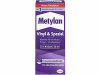 Metylan Vinyl & Spezial Tapetenkleister 180 g Paket, trocknet transparent