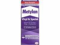 Metylan Vinyl & Spezial Tapetenkleister 360 g Paket, trocknet transparent