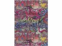 Erismann Papiertapete 05530-10 Graffiti bunt 10,05 x 0,53 m