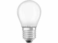 Osram LED Leuchtmittel Clas P40 E27 4W 2er Pack warmweiß, weiß matt
