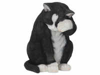 Dekofigur Katze schwarz 25 x 17,5 x 26,5 cm