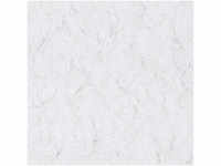Rasch Papiertapete 868012 Basic muster weiß 10,05 x 0,53 m