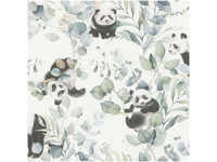 Rasch Vliestapete 301144, Kids World, Pandas, 10,05 x 0,53 m