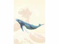 Komar Vlies Fototapete Whale Voyage 200 x 280 cm